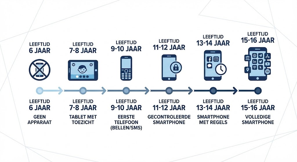 Vergelijking van telefoonopties per leeftijd
