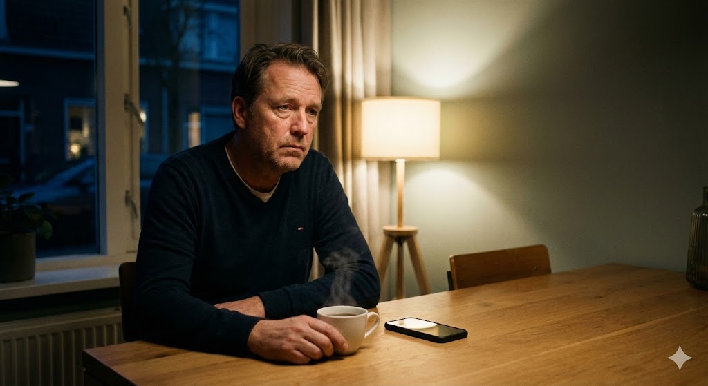 Bezorgde ouder bespreekt telefoongebruik met kind